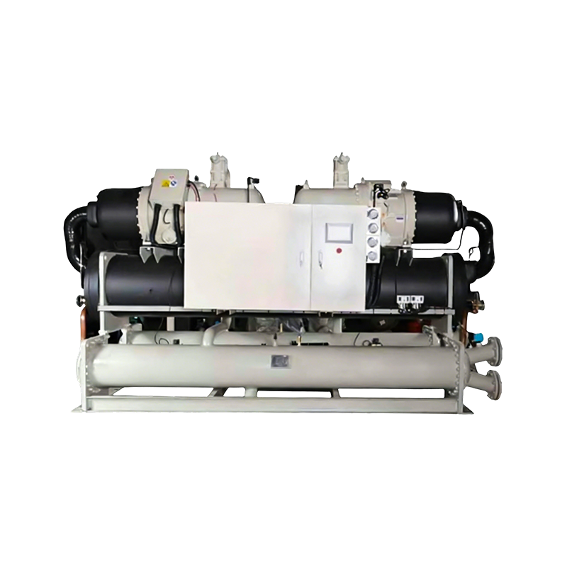 Omgevingstemperatuur Cryogene enkele compressor Dubbele compressoren Watergekoelde schroefkoelmachine